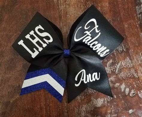 Custom Glitter Cheer Bowdance Bow Softball Bow With Chevron Etsy