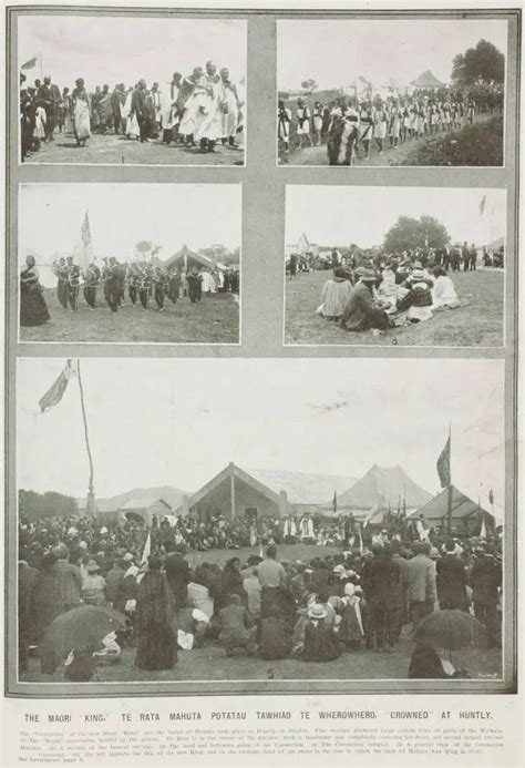 The Māori King Te Rata Mahuta Potatau Tawhiao Te Wherowhero Crowned At