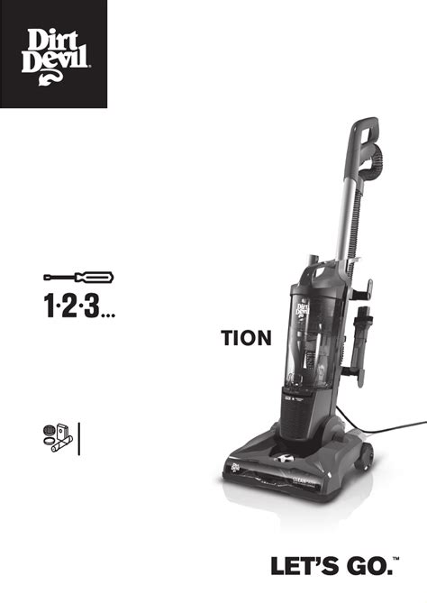 Dirt Devil Ud Carpet Hard Floor Cyclonic Upright User Manual