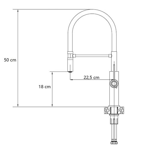 Quadron Unique Bateria Zlewozmywakowa Stalowa Gemma Q Line Slim Pure