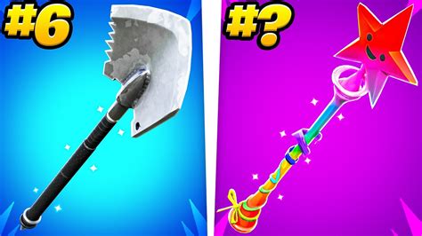 Best Fortnite Pickaxes Season Youtube