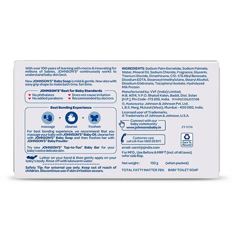 Buy Johnson's Baby Soap 150 gm Online at Discounted Price | Netmeds