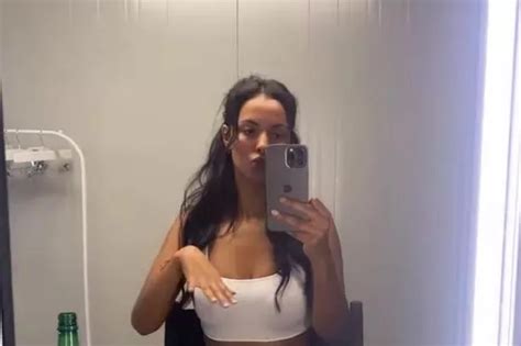 Love Island S Maya Jama Wows In Teeny Crop Top In Rare Behind The