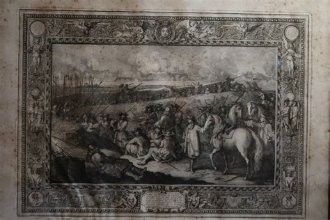 Proantic Two Engravings Battles Of Louis Xiv