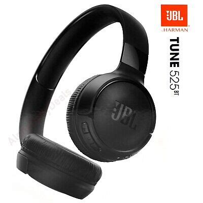 NEW JBL Tune 525BT Wireless Bluetooth On Ear Stereo Headphones Black ...