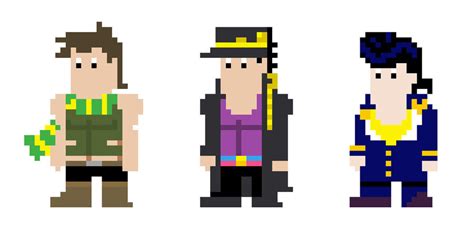 Minecraft Jojo Pixel Art