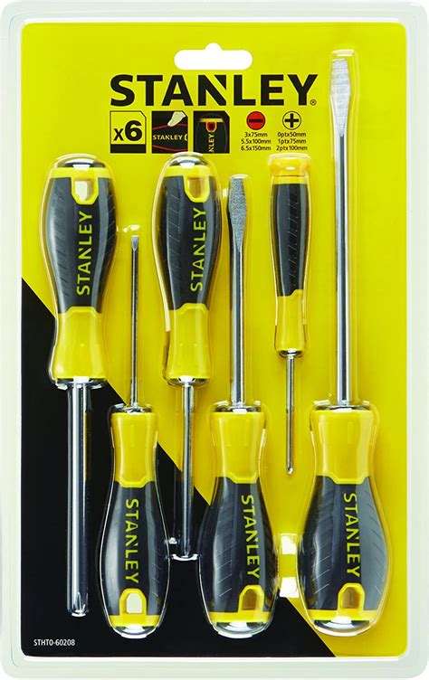 Stanley Stht0 60210 8 Piece Slotted And Phillips Essential Screwdriver