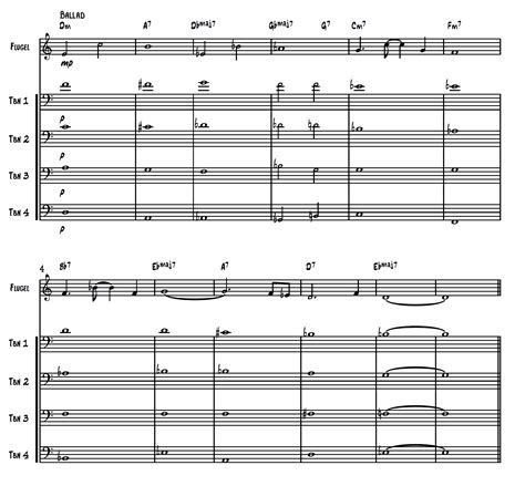 Big Band Arranging 14 Open Voicings — Evan Rogers Orchestrator Arranger Conductor