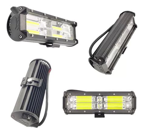 Farol Milha Retangular Barra Led Cob W D Jeep Off Road