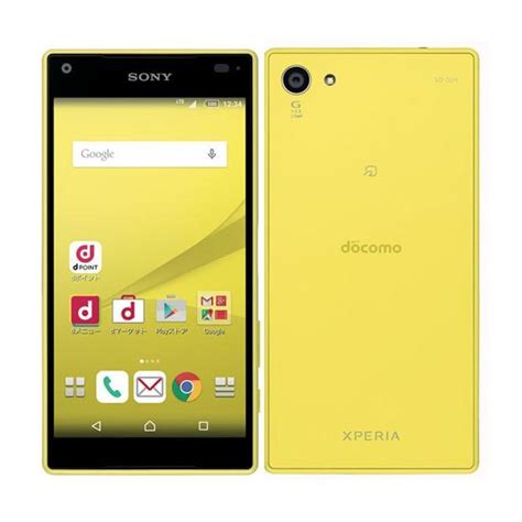 Simfree So 02h Xperia Z5 Compact Sony Docomo 黄 Yellow 新品 未使用 白ロム スマートフォン So02hsfyeアキモバ 通販