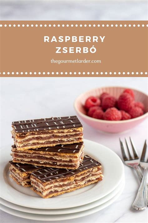 Raspberry Zserbó Recipe - The Gourmet Larder