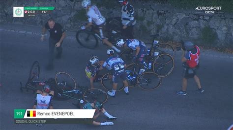 Remco Evenepoel Crashes In The Early Kilometers Of Il Lombardia