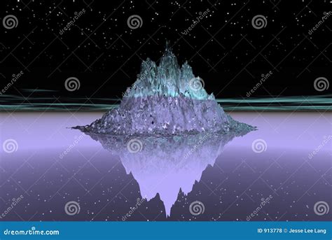 Ice Island Stock Illustration Illustration Of Fractal 913778
