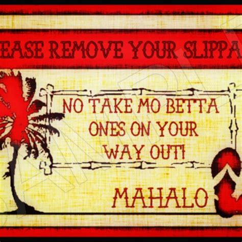 Please Remove Shoes Slippahs Sign 8x12 Metal Vivid Distressed Etsy