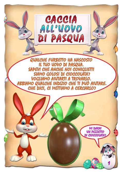 Caccia Al Tesoro Di Pasqua Uova Di Pasqua Caccia Alle Uova Pasqua