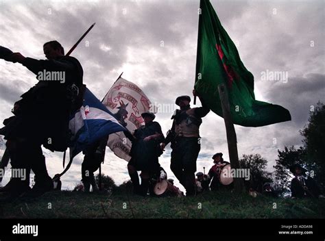 Battle of Worcester re enactment Worcestershire England Stock Photo - Alamy