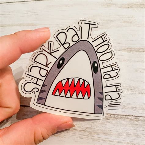 Shark Bait Hoo Ha Ha Vinyl Sticker Etsy