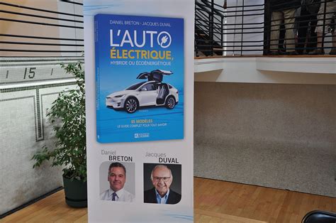 Lancement du livre LAuto électrique hybride ou écoénergétique AutoMedia