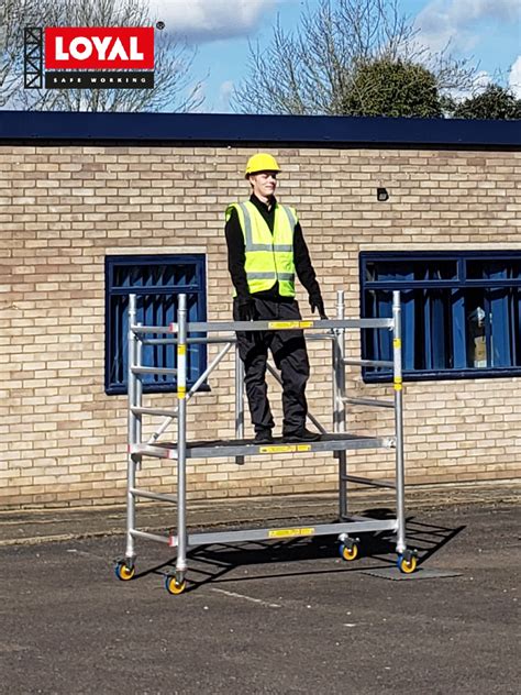 Trade King M Foldable With Extra Braces Aluminium Scaffold Towers