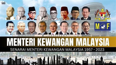 Menteri Kewangan Malaysia 1957 2023 YouTube