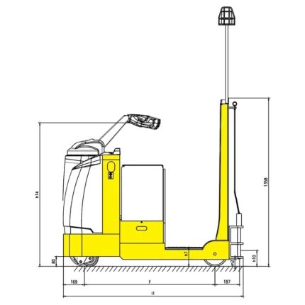 Electric Tow Tractor VEV45ST DELACCO Lifting Equipment