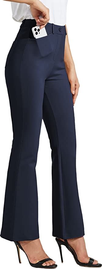 Willit Womens Yoga Dress Pants Bootcut Work Slacks Pants Stretch