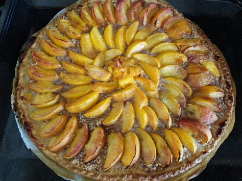 Tarte Fine Aux P Ches Recette De Tarte Fine Aux P Ches Marmiton