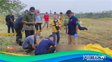 Ini Ciri Ciri Mayat Misterius Yang Membusuk Di Tanah Lapang Lamongan