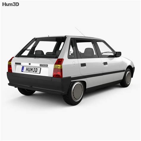 Citroen Ax 1998 Modelo 3d Descargar Hatchback On