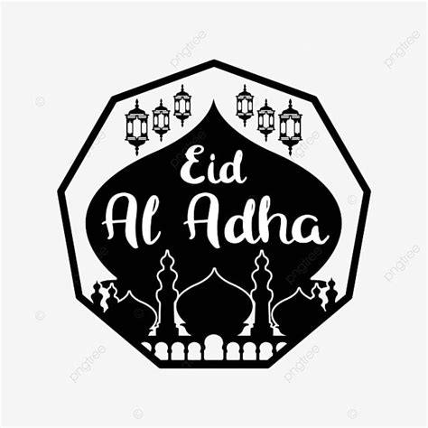 Eid Al Adha Png Dise O Negro Transparente Png Linterna Vector De