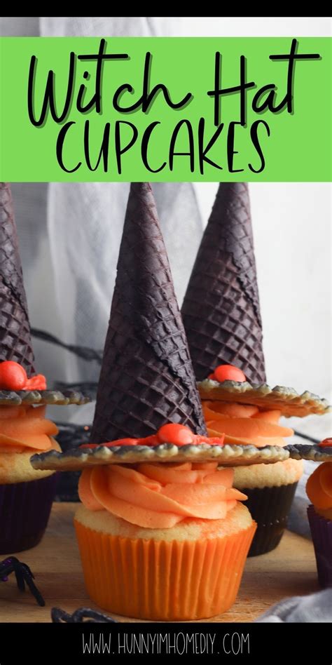 Hocus Pocus Inspired Witch Hat Cupcakes For Your Halloween Party