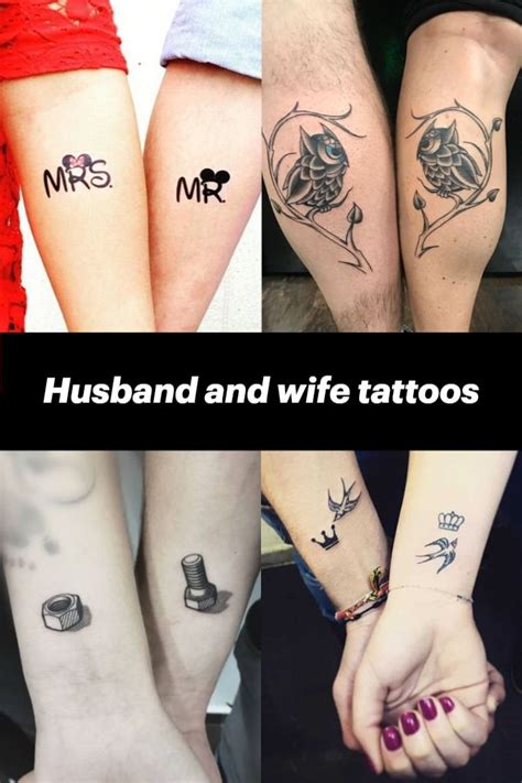 Husband And Wife Tattoos Couples Hand Tattoos Disney Couple Tattoos