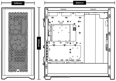 Corsair 5000d Airflow Mid Tower Pc Case User Guide