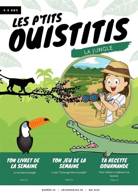 Les P Tits Ouistitis Explorent La Jungle Un Jour Un Jeu