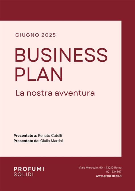 Modelli Di Business Plan Da Modificare E Stampare Gratis Canva