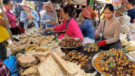 Best Countryside Street Food In Cambodian Country Grilled Crabs