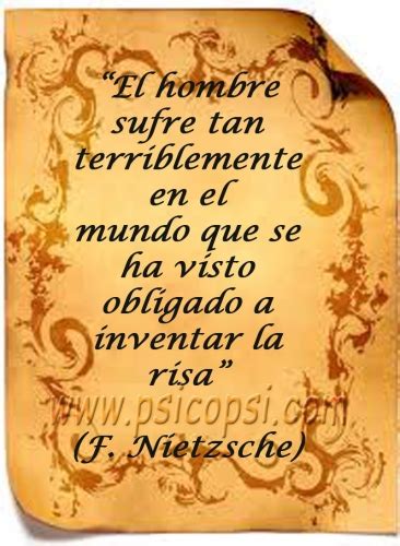 Frases Psy La Risa F Nietzsche Psicopsi