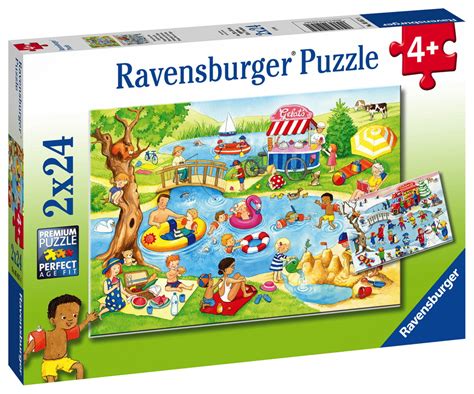 Spielwaren Express 2 X 24 Teile Ravensburger Kinder Puzzle Freizeit