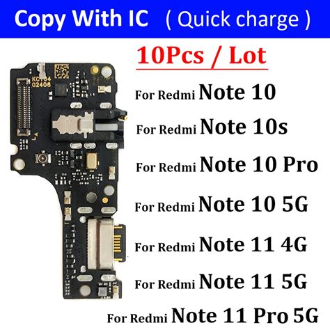 Placa De Carga Pcb Flex Para Xiaomi Redmi Note S Pro G G