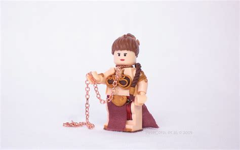 Lego Slave Leia Custom Minifig Custom Lego Minifigures