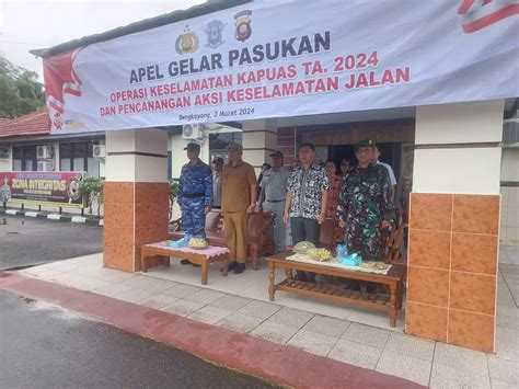 Apel Gelar Pasukan Dan Pencanangan Aksi Keselamatan Dalam Rangka