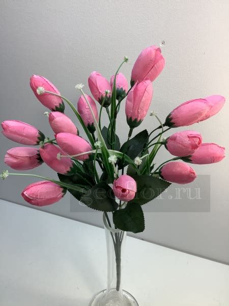 Букет крокусов, 7 в, 18 г - Букеты - Искусственные цветы - Геофлор