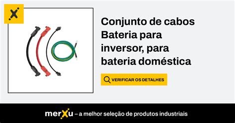 Solaredge Conjunto De Cabos Bateria Para Inversor Para Bateria