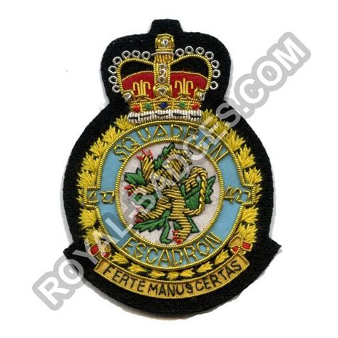 427 Squadron Blazer Badge Royal Badges Llc The Hand Made Badges Comapny