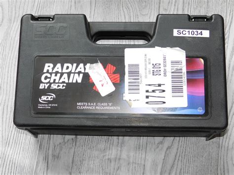 Security Chain Company SC1034 Radial Chain Cable Traction Tire Chain