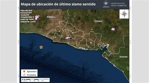 Seis Temblores Sacuden Territorio Salvadoreño En Horas De La Madrugada