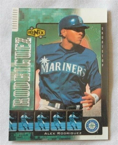 Upper Deck Ionix Alex Rodriguez Seattle Mariners Baseball Card