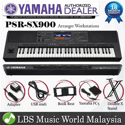 All New Products Yamaha PSR SX900 61 Key Arranger Workstation Keyboard