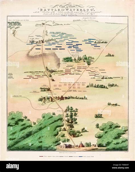 Battle Of Waterloo Map Hi Res Stock Photography And Images Alamy