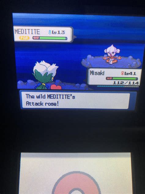 [Gen IV] Random Shiny Meditite at Mt. Coronet!!! : r/ShinyPokemon